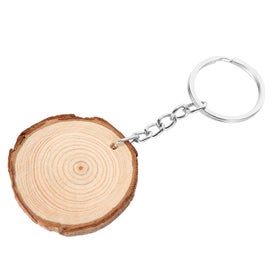 Listing 8 of 9 for 20Pcs Unfinished Wood Slices Keychain Blank Hand-painted Wooden Keychai