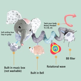 Listing 5 of 11 for Baby Spiral Actiity Hanging Toys Stroller Toy Car Bed Toys Baby Pram Pu