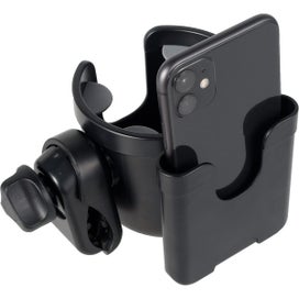 Listing 10 of 10 for Stroller Cup Holder with Phone Holder/Organizer, Universal Bike Cup Hol