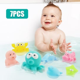 Listing 2 of 8 for 7pcs Bath Toys Baby / Water Bath Toys For Babies / Bath Toys For Babies