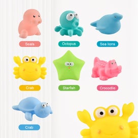 Listing 3 of 8 for 7pcs Bath Toys Baby / Water Bath Toys For Babies / Bath Toys For Babies