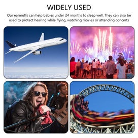 Listing 8 of 10 for Baby Safety Earmuffs Hearing Protection Elastic Adjustable Ear Defender