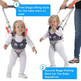 Listing 7 of 11 for Baby Walking Harness Adjustable Toddler Walking Assistant Hand Held Sta