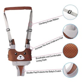 Listing 9 of 11 for Baby Walking Harness Adjustable Toddler Walking Assistant Hand Held Sta