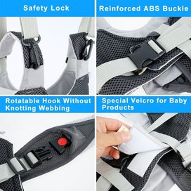 Listing 10 of 11 for Baby Walking Harness Adjustable Toddler Walking Assistant Hand Held Sta