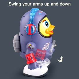 Listing 7 of 9 for Dancing Duck Toy w/Cool Light Sound Effects Walking Space Duck Toy Batt
