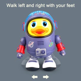 Listing 8 of 9 for Dancing Duck Toy w/Cool Light Sound Effects Walking Space Duck Toy Batt