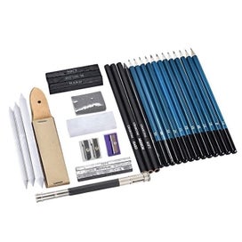 Listing 4 of 11 for 32Pcs Drawing Sketch Set Charcoal cil Eraser Art Craft ing Sketching Ki