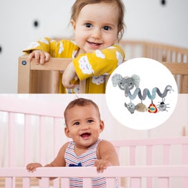 Listing 6 of 11 for Baby Spiral Activity Hanging Toys Stroller Toy Baby Pushchair Pendant E