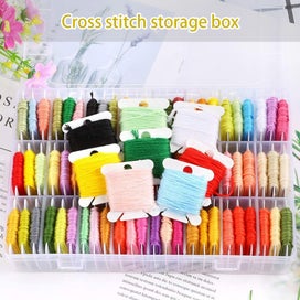 Listing 7 of 9 for 1Set Embroidery Floss Organizer Tools with 36 Removable Compartments In