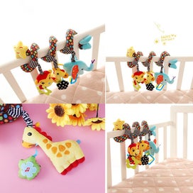 Listing 10 of 11 for Hanging Toys for Car Seat Crib Mobile, Infant Baby Spiral Plush Toys fo