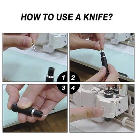 Listing 11 of 11 for 30,45,60 Degree Cutting Blades - 50 Pcs Replacement Blades for Cricut E