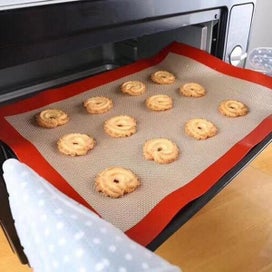 Listing 1 of 1 for Silicone Baking Mat, Reusable Non Stick Baking Tray Mats Sheet Set for