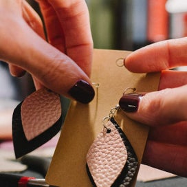 Listing 3 of 8 for 300pcs Earring Hooks Plated Hypoallergenic Ear Wire Hook Fish Shape Ear