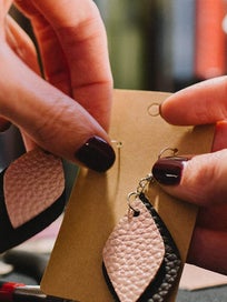 Listing 8 of 8 for 300pcs Earring Hooks Plated Hypoallergenic Ear Wire Hook Fish Shape Ear