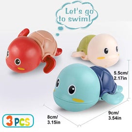 Listing 7 of 8 for 3pcs Baby Bath Toys, Cute Swimming Turtle Toys for Boys Girls,Grasping/