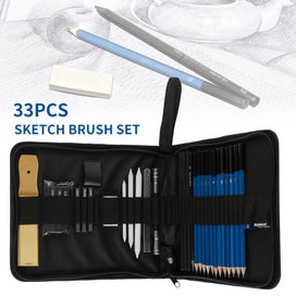 Listing 2 of 11 for 33PCS Professional Artist Pencils Set Drawing Sketching Colouring Art K