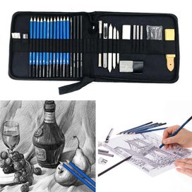 Listing 6 of 11 for 33PCS Professional Artist Pencils Set Drawing Sketching Colouring Art K