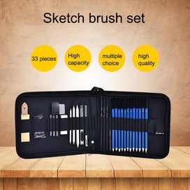Listing 10 of 11 for 33PCS Professional Artist Pencils Set Drawing Sketching Colouring Art K
