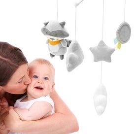 Listing 4 of 10 for Crib Mobile Music Bed Bell Animal Hanging Ornament with Hanging Rotatin