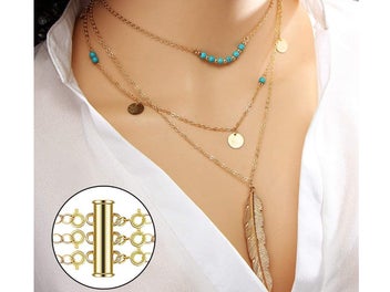 Listing 3 of 9 for Layered Necklace Clasps for Multi Strands Local NZ Clearance