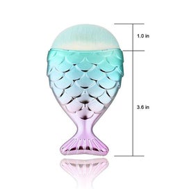 Listing 4 of 5 for 11pcs Makeup Brushes Set 3d Mermaid Make Up Foundation Eyeshadow Eyebrow Eyeline