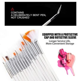 Listing 3 of 4 for 15 Pcs Nail Brush, Gel Brush For Nails, Nail Art Brush, Gel Brush, Nail Brush, A