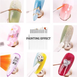 Listing 4 of 4 for 15 Pcs Nail Brush, Gel Brush For Nails, Nail Art Brush, Gel Brush, Nail Brush, A