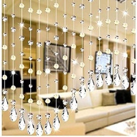 Listing 4 of 5 for 10 Pcs Teardrop Crystal Jewelry Pendants Pendant Glass Glass Bead Chandelier Cry