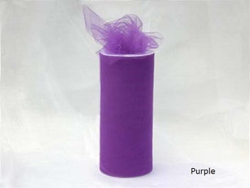 Listing 10 of 12 for 15cm wide x 22.86m Tulle Roll - 30+ colours Decorating, tutus, weddings