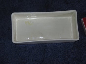 Listing 5 of 8 for Rare Titian Oblong Trough Vase NZ Made Titian Oblong Vase T .106 .