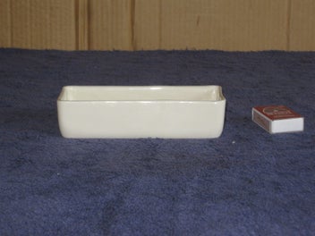 Listing 4 of 8 for Rare Titian Oblong Trough Vase NZ Made Titian Oblong Vase T .106 .