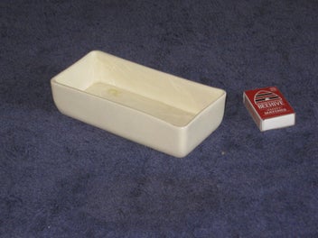 Listing 1 of 8 for Rare Titian Oblong Trough Vase NZ Made Titian Oblong Vase T .106 .