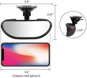 Listing 1 of 4 for Baby Car Backseat Mirror, Rear View Facing Back Seat Mirror Child Safety Rearvie