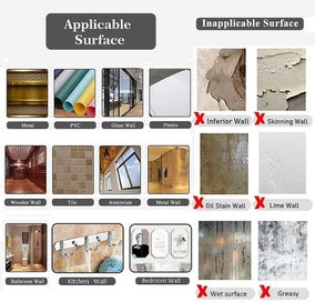 Listing 2 of 4 for Removable&traceless Adhesive Nano Gel Tape, Washable Strong Adsorption Double Si