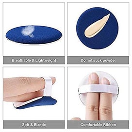 Listing 4 of 5 for 10 Pack Blue Ultra-soft Makeup Foundation Sponge Air Cushion Powder Puff For App