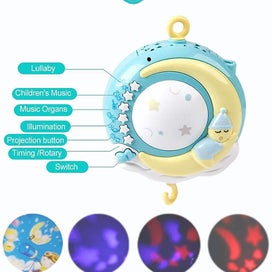 Listing 3 of 4 for Baby Mobile For Cot Crib With Light And Music, Projector And Remote Control