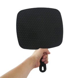 Listing 4 of 5 for Hand Held Mirror Salon Barbers Hairdressers Paddle Mirror With Handleblack