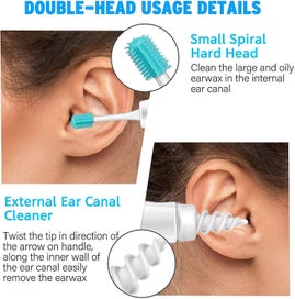 Listing 4 of 5 for Ear Wax Remover,q Grips Earwax Remover,silicone Soft Ear Wax Removal Tool With 1