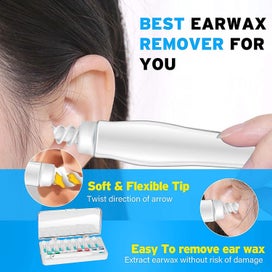Listing 5 of 5 for Ear Wax Remover,q Grips Earwax Remover,silicone Soft Ear Wax Removal Tool With 1