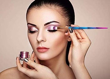 Listing 3 of 4 for Eye Brush Set, 20 Pcs Unicorn Eyeshadow Eyeliner Blending Crease Kit Makeup Brus
