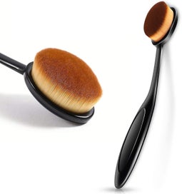 Listing 4 of 4 for Oval Large Makeup Brushes Fast Application Liquid Cream Powder Foundation (black