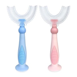 Listing 1 of 1 for Kids U-shaped Toothbrush, Manual Training Tooth Brush, Liquid Soft Silicone Brus
