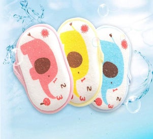 Listing 3 of 5 for 3PCS Baby Bath Sponge Foam Scrubber Sponge For Bathing, Shower Scrubber