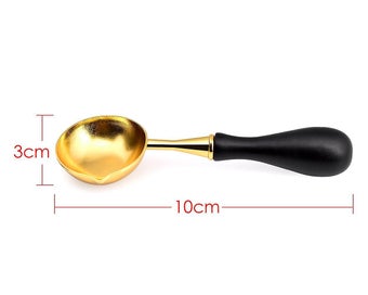 Listing 1 of 4 for Wooden Handle Wax Spoon For Sealing Stamp$wax Spoon