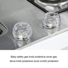Listing 4 of 4 for 8 Pcs Stove Knob Cover For Child Safety, Child Universal Design Stove Knob Cap P