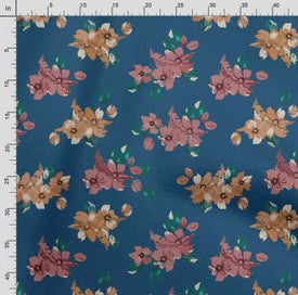 Listing 4 of 5 for Soimoi Floral Print, Poly Taffeta Fabric, Decor Sewing Fabric by The Yard 56