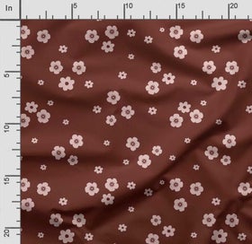 Listing 2 of 5 for Soimoi Floral Print, Poly Taffeta Fabric, Decor Sewing Fabric by The Yard 56