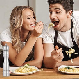 Listing 5 of 5 for 2-piece Stainless Steel Salt And Pepper Mill Set With Ceramic Adjustable Grinder