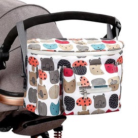 Listing 3 of 5 for Bran Stroller Organizer With Isolated Beverage Owner/cup Holder Stroller Bag Bug